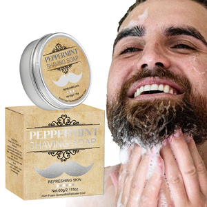 Nuevo Jabón <span class=keywords><strong>para</strong></span> Barba <span class=keywords><strong>de</strong></span> 60g, Hidratación Profunda, Suaviza, Calma, Reduce la Irritación y el Enrojecimiento, Jabón <span class=keywords><strong>de</strong></span> <span class=keywords><strong>Afeitar</strong></span> <span class=keywords><strong>para</strong></span> Hombres, <span class=keywords><strong>Precio</strong></span> al por Mayor - Product Image 1