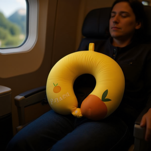Cuscino da Viaggio Ilan con Design a Frutta, Morbido Supporto per il Collo per un Viaggio Confortevole - Product Image 3