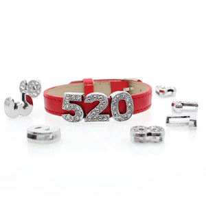 <span class=keywords><strong>Collar</strong></span> de Lujo para Perro con Números de Cristal, Juego de 10 Piezas, Dígitos de Cristal, <span class=keywords><strong>Collar</strong></span> con Nombre de Mascota Personalizado, Clip de Aleación de 15 mm Compatible con PU - Product Image 3