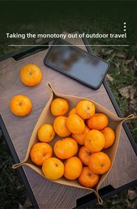 Outside Camping Leather Jewelry Valet Tray for Women and <strong>Man</strong>, Portable Entryway Table Tray <strong>Bedside</strong> Nightstand Desk Tray Small - Product Image 5