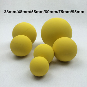 Katı renk yüksek kalite ucuz fiyat yüksek zıplayan lastik top - Product Image 5