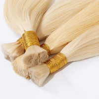 Lots de Cheveux Humains Brésiliens en Gros, Tissages de Cheveux Vierges Raides 613, Lots de Cheveux Blonds Vierges Bruts