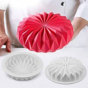 MUYULINS Moule à gâteau en mousse en forme de fleur, outil de cuisson certifié qualité alimentaire - Product Image 1