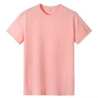 T-shirt personnalisé sérigraphié 100% coton pour hommes T-shirt court col rond ajusté style 180 grammes de tissu de jersey T-Shirt vierge de haute qualité