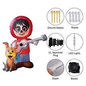 Inflable de Halloween de Coco, Inflable de Dibujos Animados de <span class=keywords><strong>Miguel</strong></span>, Diseño Personalizado del Fabricante - Product Image 2