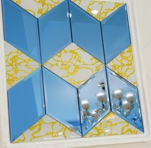 Azulejos de mosaico de vidrio decorativos modernos de alta calidad de 4mm y 5mm para lavandería Farmhouse Home <span class=keywords><strong>Bar</strong></span> Taller al aire libre Precio competitivo - Product Image 4