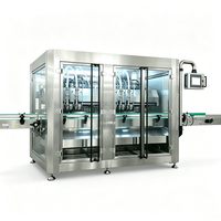 Machine de remplissage mobile L&B à 6 buses pour gel, pâte et liquide, équipement de remplissage automatique pour l'industrie cosmétique et alimentaire