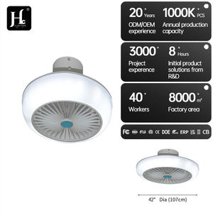 Ventilador de Techo LED Inteligente con Control Remoto y Aplicación Wifi, Luz de Color Regulable para Dormitorio, Hotel, Sala de Estar, Apartamento, Habitación Infantil, Club, Bar - Product Image 5