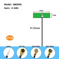 Antena WiFi WLAN 2.4ghz 2300-2500mhz, Antena Integrada de PCB Tipo Whip 4dbi, Cable 1.13, Conectores IPX/UFL/MHF4/SMA/MMCX, Antenas de Comunicación