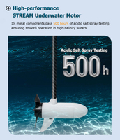 Moteur de pêche électrique de proédition Haibo P125 avec ancre électronique GPS marine, poussée de 125 lb, arbre composite de 72, 80 ou 100 pouces