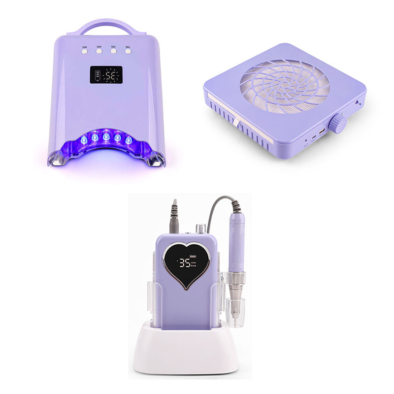 357M 3ชิ้นชุดสีม่วง