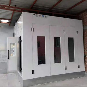 Cabina de pintura de alta calidad totalmente lujosa Drwon calefacción eléctrica cabina de pintura de reparación de automóviles a la venta - Product Image 3