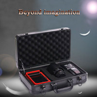 Portable professionnel en aluminium emballage valise boîtes à outils boîte de rangement rigide