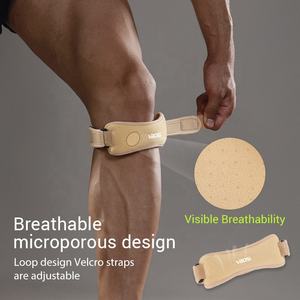 VBOSi 0438, rodillera ajustable, banda BSCI, certificado CE, correa de rodilla transpirable para rótula, Neopreno, alivio del dolor, patela para gatear - Product Image 5