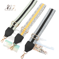 Luxe classique rayure bandoulière guitare sangle 3.8 cm large réglable tissu ceinture rouge vert bleu noir-sac à main sac à bandoulière sangles