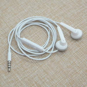 Auriculares de cabeza plana con micrófono para teléfonos móviles, reproductores Mp3, conector de 3,5 mm, función de saltar canciones con graves potentes - Product Image 1