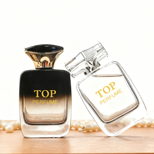 맞춤형 색상 평평한 50ml 맞춤형 갈색 향수 유리병 형태 펌프 스프레이 유리병 고체 향수 용기 - Product Image 2