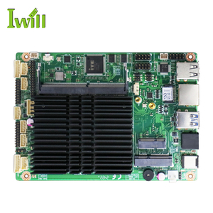 New Mini ITX PC bo mạch chủ <span class=keywords><strong>Intel</strong></span> jasper hồ n5095 <span class=keywords><strong>Quad</strong></span> <span class=keywords><strong>Core</strong></span> DDR4 duy nhất SATA kép lưu trữ LVDS hiển thị không quạt công nghiệp - Product Image 1