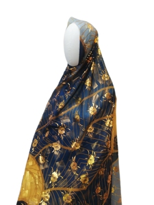 Bán buôn tùy chỉnh dân tộc chống tĩnh Polyester phụ nữ sang trọng Gradient Arabian Trung Đông Muslim abaya Hoa Dot mùa xuân - Product Image 3