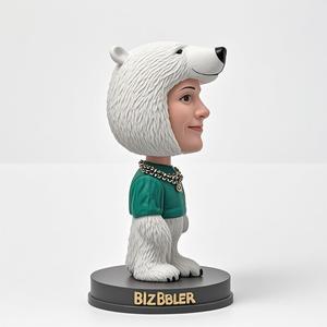 Personalizado 3D Realista Resina Anjo Animal Cabeça Bonecas Manequins de Madeira para Home Decor Carro Ornamentos Lembranças/Presentes Arte Estatueta - Product Image 2