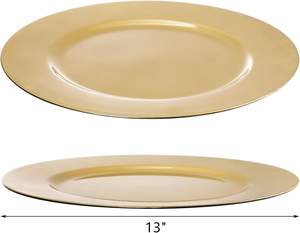 Platos de Cena Elegantes y Novedosos para Bodas, Fiestas y Celebraciones, Platos de Plástico de Lujo Multicolores al por Mayor - Product Image 2