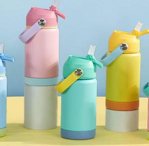 Premium Stainless Steel Thermos Water Bottle Leak-Proof Lid 12-24 Hours Thermal Insulation <b>Large</b> Capacity Hand Grip for Camping - Product Image 1