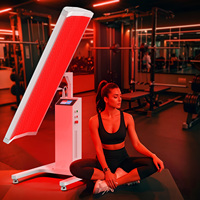 Panel de Terapia de Luz Roja Infrarroja de Cuerpo Completo con Control Remoto Inteligente Suyzeko, Ajuste de Frecuencia, Panel de Terapia Roja PDT para Fitness