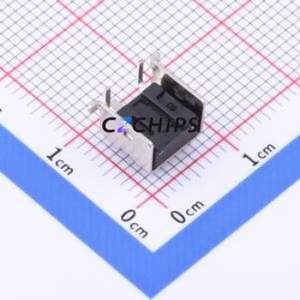 TS-1005A-AR05026 Tactile Switch SMD Switch Single Pole Single Throw Round Button 2.6N Horizontal Mount - Product Image 2