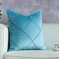 Housse de coussin décorative 20x20 pouces 50x50 cm Housse de coussin en velours Housse de coussin Fundas De Cojines Housse De Coussin