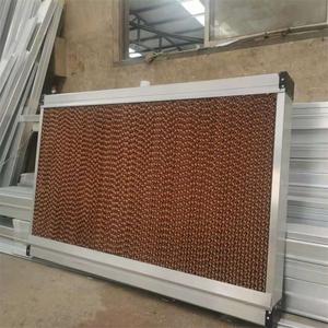 Neues XIANGHUA 5090 7090 Braunes Wassergekühltes Pad Wandmontiertes Verdunstungskühlpad für Gewächshaus Geflügelfarm - Product Image 3