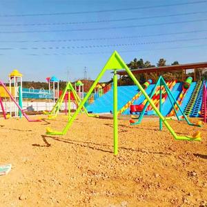 Vendita calda all'aperto non alimentata altalena bambini metallo altalena parco divertimenti giostre attrezzature parco giochi - Product Image 4