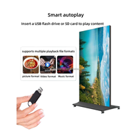Nouvelle technologie produits affiches écran LCD vidéos publicité Machine 58 pouces type de rouleau support LCD affichage