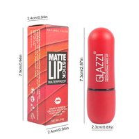 Rouge à lèvres mat velours nourrissant, waterproof, longue tenue, pigment riche, 12 teintes, OEM ODM, étiquette privée, logo personnalisé, vente en gros