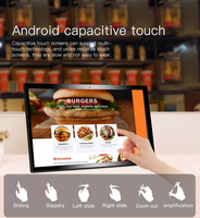 PC Bisnis All-in-One Baru Casing Logam Layar Sentuh Kapasitif Lubang Standar IPS LCD Antarmuka AV USB