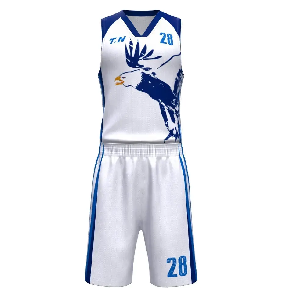 Großhandel Custom Basketball Jersey Männer Basketball Uniformen Weiche atmungsaktive Basketball Kleidung