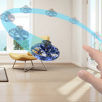 Objeto Volador Inductivo para Niños, OVNI de Plástico Personalizado, Boomerang, Giroscopio, Juguetes Antiestrés, Juguete Giratorio Luminoso para Niños y Niñas