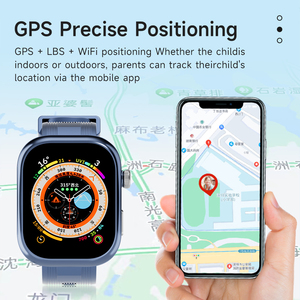 Reloj Inteligente Android para <span class=keywords><strong>Niños</strong></span> con 4G, <span class=keywords><strong>GPS</strong></span>, Cámara, Videollamada, Resistente al Agua, Pantalla OLED, Correa de Goma, Plástico, Magnético, Despertador - Product Image 3