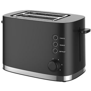 Pantalla táctil a Color inteligente <span class=keywords><strong>barato</strong></span> 2 rebanadas tostadora carcasa de plástico Control de tostado ajustable tostadora eléctrica autocentrante - Product Image 3