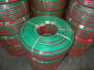 Высококачественный 300psi EPDM Резиновый двойной сварочный шланг 1/4 "X100FT с 9/16" BB фитинги для североамериканского рынка - Product Image 5