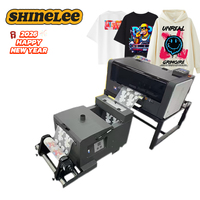 Paket Mesin Printer DTF A3 Powder Shaker Dryer, Mesin Cetak Kaos, Sirkulasi Tinta Putih Direct Film, Perawatan Otomatis, Pakaian