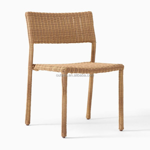 Sedia da Pranzo per Esterni di Alta Qualità dal Design Moderno con <span class=keywords><strong>Rattan</strong></span> Impermeabile Adatta per Casa, Ufficio e Hotel - Product Image 6
