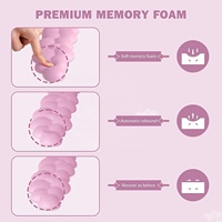 Repose-poignets pour clavier avec support de dessin animé ensemble de tapis de clavier en mousse à mémoire de forme jeu ergonomique tapis de souris personnalisé ordinateur portable pour bureau maison