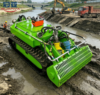Robot de dragage sous-marin sur chenilles pour le nettoyage des boues, avec moteur hydraulique personnalisé, capacité de charge de 1500 kg, directement de l'usine