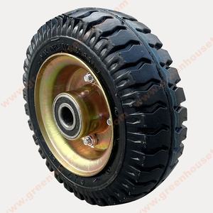 Pneu en caoutchouc de roue en caoutchouc pneumatique résistante de <span class=keywords><strong>6</strong></span> pouces et roue <span class=keywords><strong>6</strong></span> ''pour le chariot de main - Product Image 1