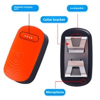 Intelligenter GPS-Haustier-Tracker Anti-Verlust-Ortung Vibrationsalarm IP67 Wasserdicht für Hunde und Katzen 140 Stunden Akkulaufzeit Multi-Karten-Tracking