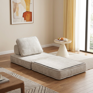 Sofá Cama Individual Moderno Convertible de Tela, Reclinable, Plegable, para Masajes, Mueble para Oficina en Casa, Sala de Estar - Product Image 3
