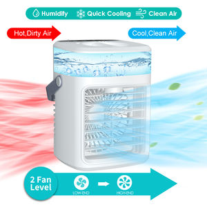 Ventilateur d'humidificateur de refroidisseur d'<span class=keywords><strong>air</strong></span> personnel OEM/ODM 2-en-1 avec lumière de 7 couleurs, minuterie 3 vitesses 2H/4H, protection contre le manque d'eau pour les voitures - Product Image 4