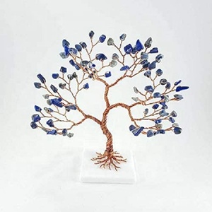 Life <b>Tree</b> Natural Lapis Lazuli Stone Gemstones Vastu Feng Shui Table Decore Feng Shui Decor For Decoration Gifts - Product Image 1