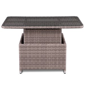 <span class=keywords><strong>Muebles</strong></span> <span class=keywords><strong>de</strong></span> jardín <span class=keywords><strong>de</strong></span> China con mesa ajustable en altura, sofá <span class=keywords><strong>para</strong></span> Patio, juego <span class=keywords><strong>de</strong></span> sofá <span class=keywords><strong>de</strong></span> <span class=keywords><strong>mimbre</strong></span> gris, último sofá <span class=keywords><strong>de</strong></span> esquina <span class=keywords><strong>para</strong></span> <span class=keywords><strong>terraza</strong></span> - Product Image 5
