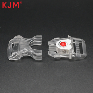 Bone Shape Reflective <strong>LED</strong> Dog <strong>Collar</strong> with Quick Release Buckle Transparent Plastic Buckle for <strong>Pet</strong> Harness &amp; Leash Accessories - Product Image 4